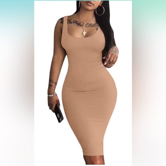 Sexy Bodycon Tank Dress 
8067 - Picture 3 of 7